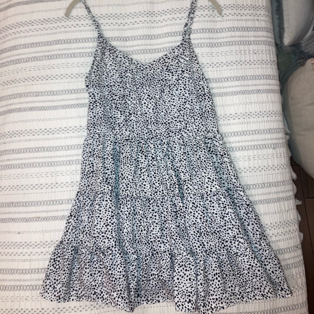 SHEIN Mini Dress - Small - Black and White